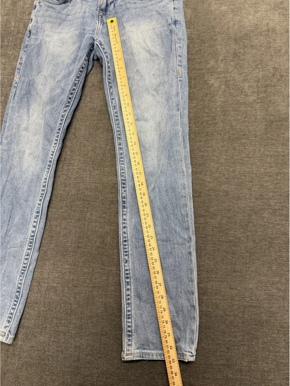 Geno Relaxed Slim Light Blue Denim Jeans Size 28